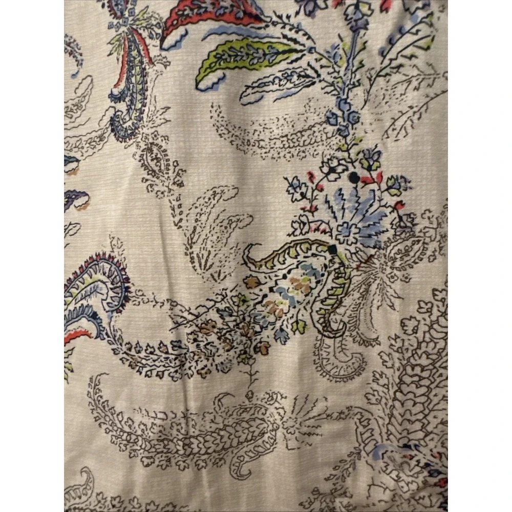 Alan Flusser Mens Floral Gray/W Multicolor Button Up Shirt XXL Long Sleeve NWOT